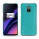 Funda de piel OnePlus 6T - Bleu fluo