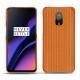 Custodia in pelle OnePlus 6T - Abaca arancio