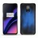 OnePlus 6T leather cover - Bleu Patine