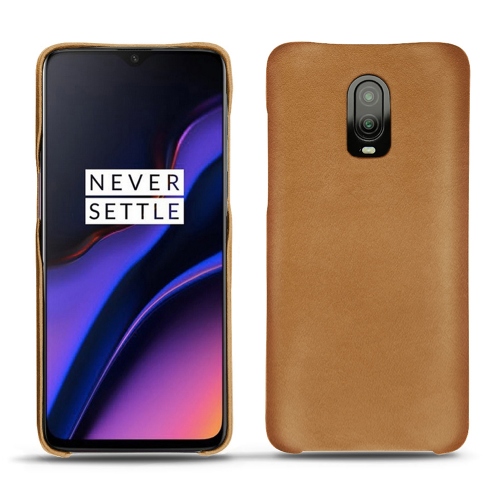 Lederschutzhülle OnePlus 6TCastan esparciate ( Pantone #824F2A )