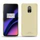 レザーケース OnePlus 6T - Beige PU