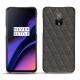 Custodia in pelle OnePlus 6T - Anthracite - Couture ( Pantone 424C ) 