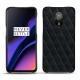 Coque cuir OnePlus 6T - Dark vintage - Couture