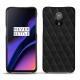 レザーケース OnePlus 6T - Negre poudro - Couture