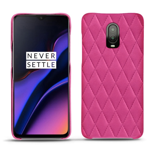 Protections (coques, étuis, housses) fabriquées main pour Oneplus 6T Rose BB - Couture ( Pantone #DB599F )