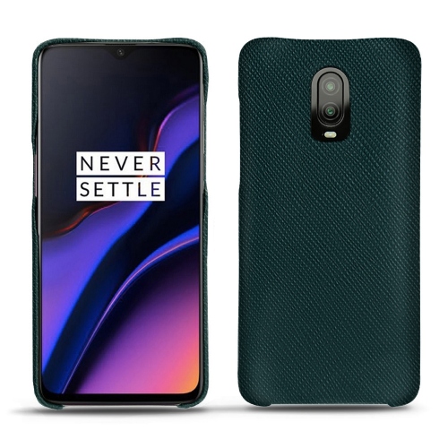 Capa em pele OnePlus 6TVert séduisant ( Pantone #1d3c34 ) 