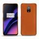 レザーケース OnePlus 6T - Orange vibrant