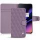 硬质真皮保护套 OnePlus 6T - Lilas - Couture ( Nappa - Pantone 2645U ) 