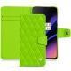 Lederschutzhülle OnePlus 6T - Vert fluo - Couture