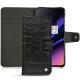 Custodia in pelle OnePlus 6T - Crocodile nero