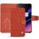硬质真皮保护套 OnePlus 6T - Arange clouquié - Couture