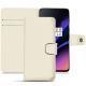 OnePlus 6T leather case - Blanc PU