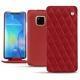Custodia in pelle Huawei Mate 20 Pro - Rouge - Couture ( Nappa - Pantone 199C ) 