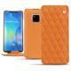 Capa em pele Huawei Mate 20 Pro - Orange - Couture ( Nappa - Pantone 1495U ) 
