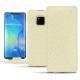 Housse cuir Huawei Mate 20 Pro - Ivoire ( Sleek P C12 - White ) 