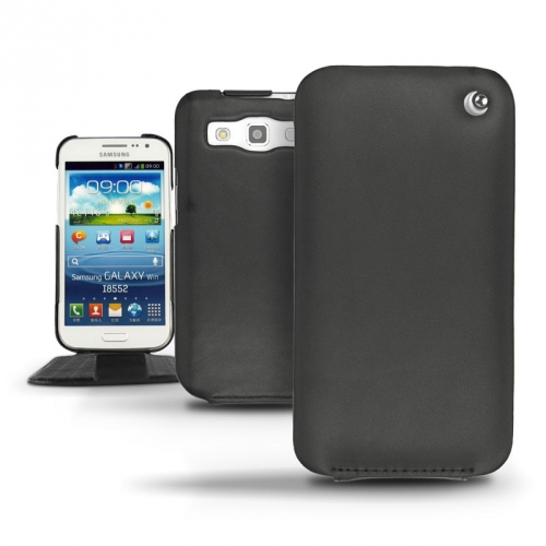 Samsung GT-i8550 Galaxy Win  leather case - Noir ( Nappa - Black ) 