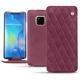 Huawei Mate 20 Pro leather case - Prune vintage - Couture