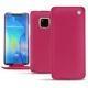 Huawei Mate 20 Pro leather case - Rose fluo