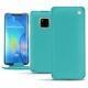 Lederschutzhülle Huawei Mate 20 Pro - Bleu fluo