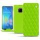 Capa em pele Huawei Mate 20 Pro - Vert fluo - Couture