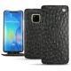 Huawei Mate 20 Pro leather case - Autruche nero