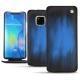 Huawei Mate 20 Pro leather case - Bleu Patine