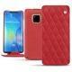 Lederschutzhülle Huawei Mate 20 Pro - Rouge troupelenc - Couture