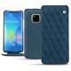 Custodia in pelle Huawei Mate 20 Pro - Blu mediterran - Couture