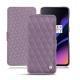 Custodia in pelle OnePlus 6T - Lilas - Couture ( Nappa - Pantone 2645U ) 