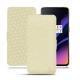 Funda de piel OnePlus 6T - Ivoire ( Sleek P C12 - White ) 