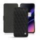 Custodia in pelle OnePlus 6T - Ebène - Couture ( Sleek P C12 - Black ) 
