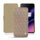 Capa em pele OnePlus 6T - Taupe vintage - Couture