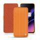 OnePlus 6T leather case - Abaca arancio
