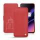 OnePlus 6T leather case - Rouge troupelenc
