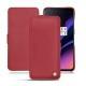 OnePlus 6T leather case - Rouge passion