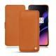 OnePlus 6T leather case - Orange vibrant