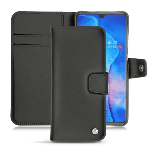 Huawei Mate 20 leather case - Noir ( Nappa - Black ) 