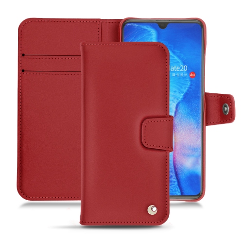 Capa em pele Huawei Mate 20Rouge ( Nappa - Pantone #d50032 ) 