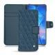 Huawei Mate 20 leather case - Indigo - Couture ( Pantone 303U ) 