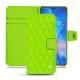 Huawei Mate 20 leather case - Vert fluo - Couture