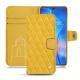 Capa em pele Huawei Mate 20 - Jaune soulèu - Couture