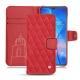 Housse cuir Huawei Mate 20 - Rouge troupelenc - Couture