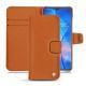 Huawei Mate 20 leather case - Orange vibrant