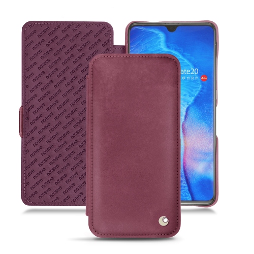 가죽 커버 Huawei Mate 20Prune vintage ( Pantone #612434 ) 