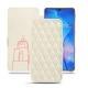 Housse cuir Huawei Mate 20 - Blanc escumo - Couture