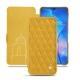 Capa em pele Huawei Mate 20 - Jaune soulèu - Couture