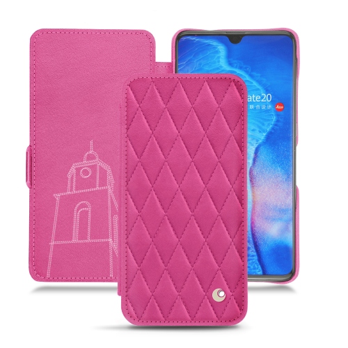 レザーケース Huawei Mate 20Rose BB - Couture ( Pantone #DB599F )