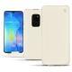 Huawei Mate 20 leather case - Blanc (  Nappa - White ) 