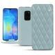 Housse cuir Huawei Mate 20 - Bleu ciel - Couture ( Nappa - Pantone 277C ) 