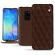Funda de piel Huawei Mate 20 - Châtaigne - Couture ( Pantone 476C ) 